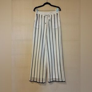 NWOT Crochet Striped Pants